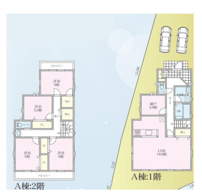 鎌倉市今泉　新築戸建　全２棟A号棟