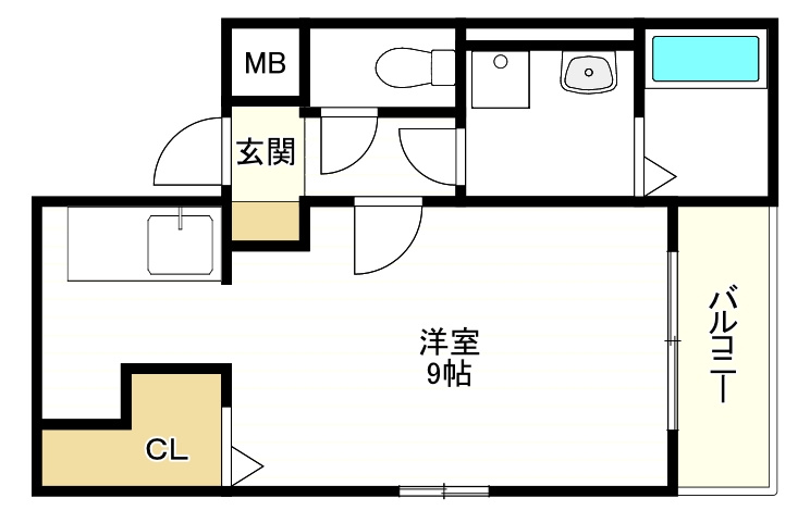アンジュ今林の間取り