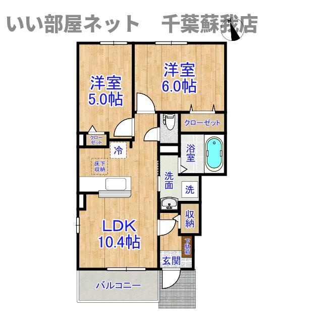 フィールドの間取り