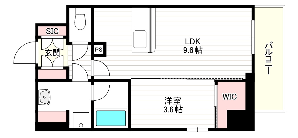 AUFTAKT 天王寺の間取り