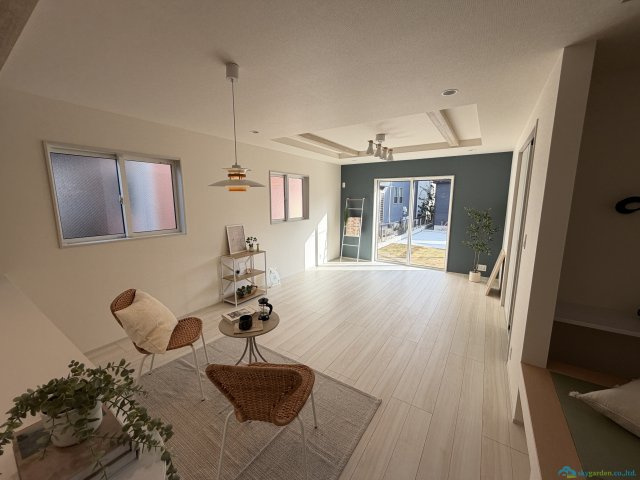 秦野市渋沢　新築戸建　全11棟7号棟の居間・リビング
