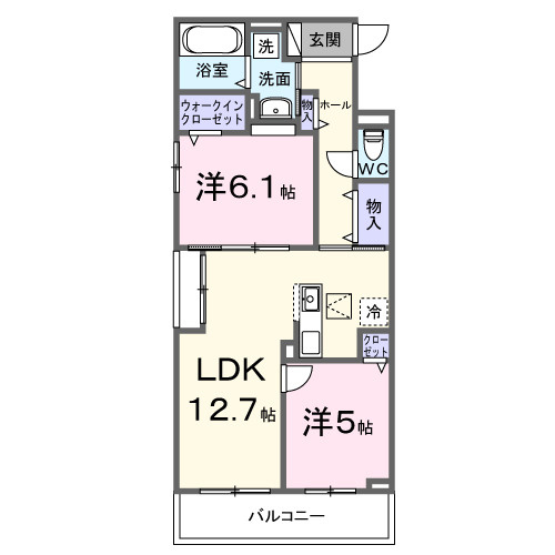 【間取り】 | ブリオ安満　Ａ棟