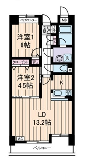 【間取り】 | ラ・ポーム | 間取りです。