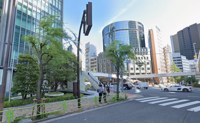 中央区銀座８丁目の事務所の周辺