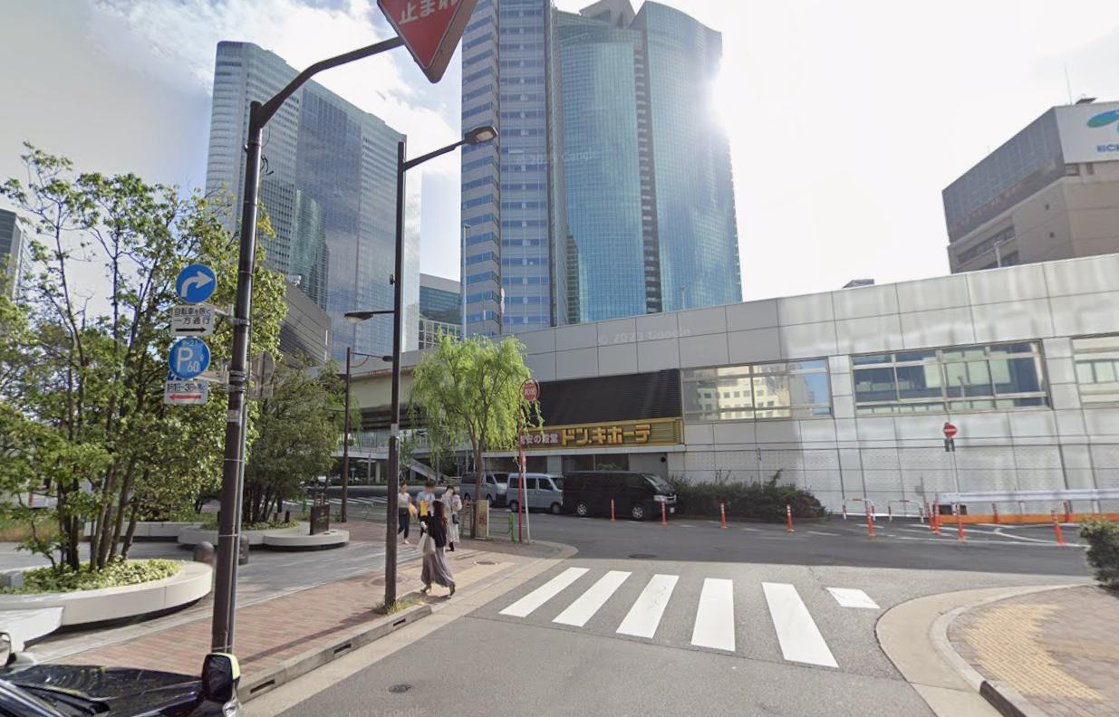 中央区銀座８丁目の事務所の周辺