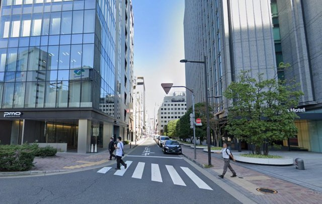 中央区銀座８丁目の事務所の周辺
