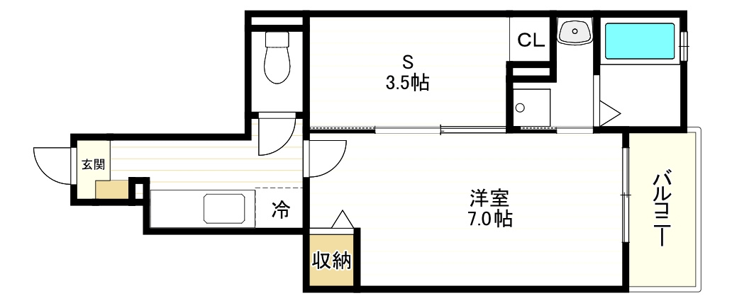 フェリチェートの間取り