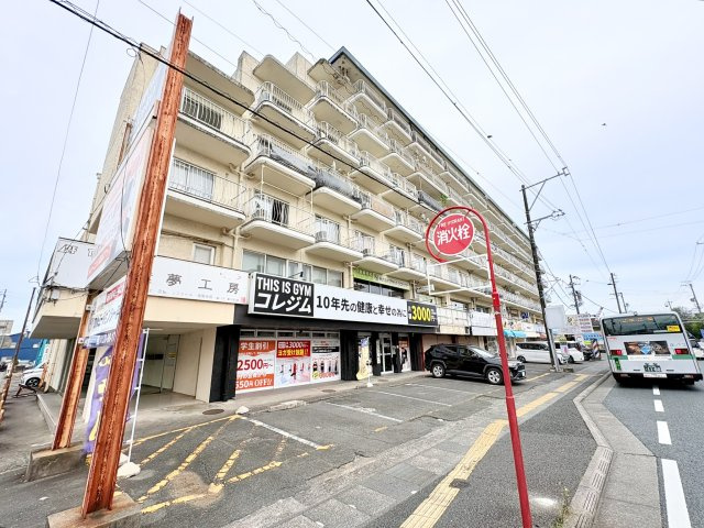 チサンマンション浜松和地山　中央区和地山一丁目の外観|国道257号線沿いで周辺環境も整ったエリアです。