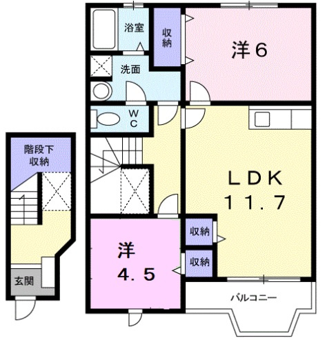 【間取り】 | フローラ