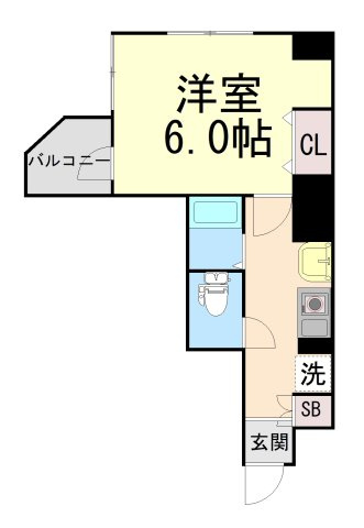 CITY SPIRE神戸元町Ⅱの間取り