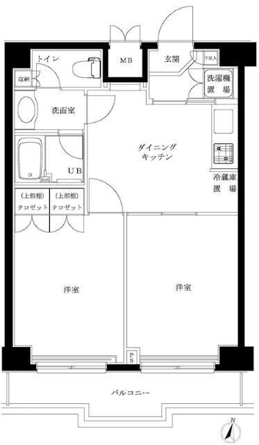 ルーブル森下弐番館の間取り
