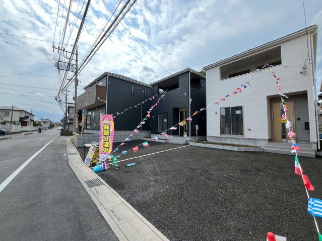 【仲介手数料無料】富士見市水谷東第11―新築分譲住宅―限定１棟―の外観：施工例|（施工例）
インナーバルコニーが特徴の物件です！！
制震技術が搭載されており耐震等級３の物件です