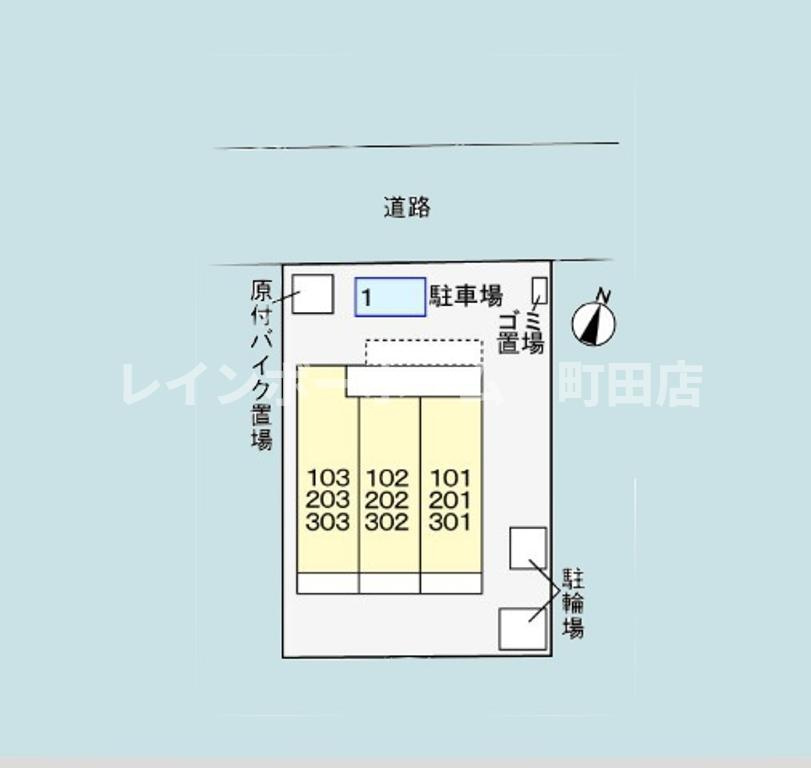メゾン・ド・ラぺ※初期費用分割あと払いサービス利用可能物件の区画図