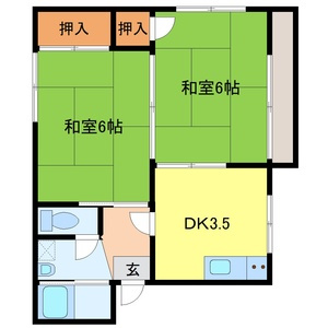 メゾンＴの間取り