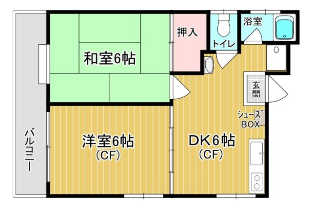 ファミールK&Mの間取り