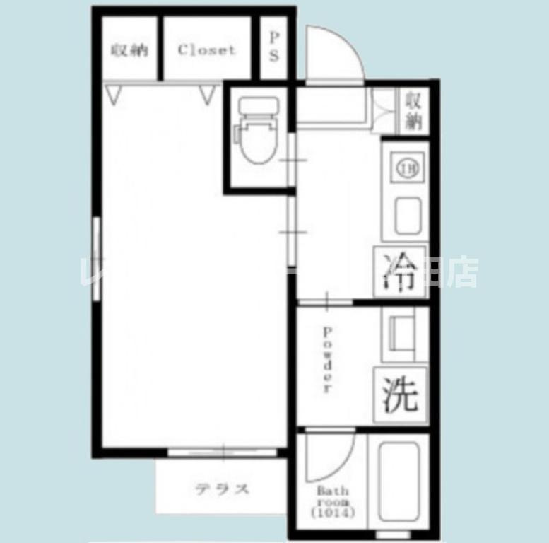 ルクール登戸※初期費用分割あと払いサービス利用可能物件の間取り
