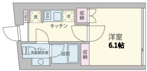 クーカイ・テラス祐天寺の間取り