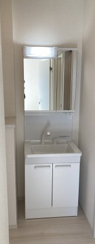 アイタウン前橋市朝日が丘町　新築戸建ての独立洗面台|【イメージ画像】2階独立洗面台です♪