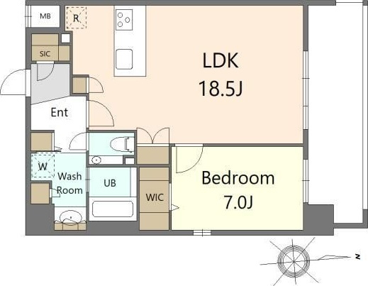 S-RESIDENCE大手門awesomeの間取り