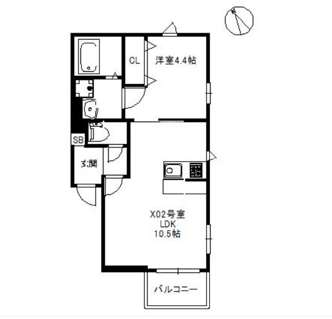 アネシス博多の間取り|使いやすい間取りです。