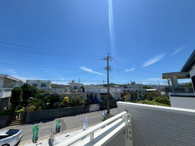 うるま市勝連平安名 2号棟（全３棟）の展望|バルコニーからの眺望