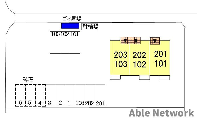 ブリズ・セゾンの区画図