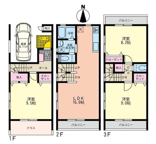 【間取り】 | テラスフジケン