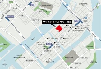【地図】 | グランドシティタワー月島