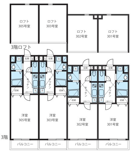 ディオネ八千代台の区画図