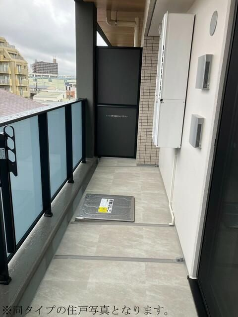 イノバスすみだ八広のバルコニー