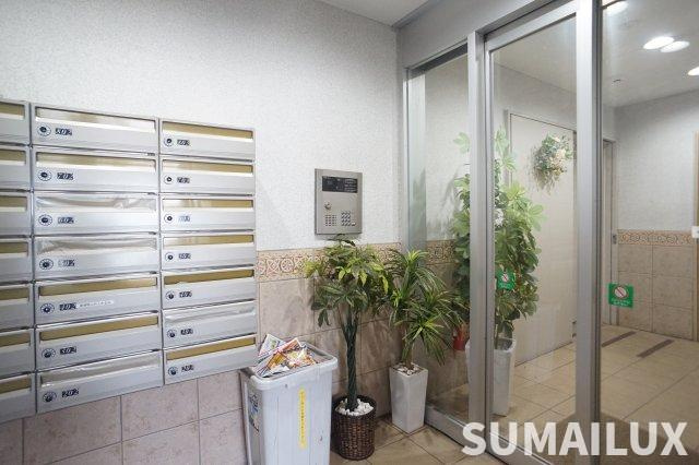熊本市東区保田窪３丁目の賃貸マンションのエントランス