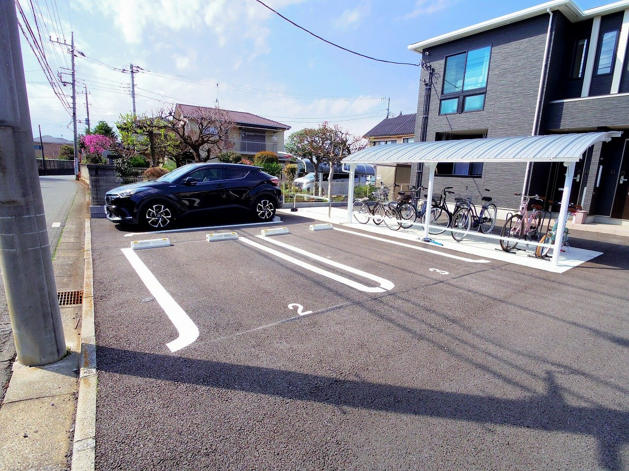 パラドールの駐車場
