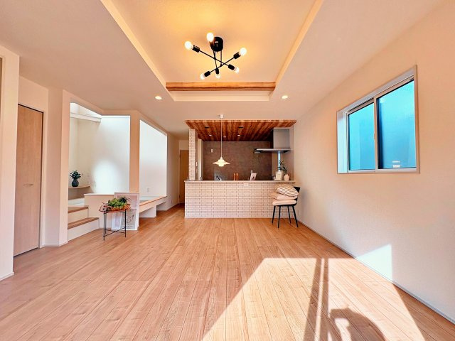 《仲介手数料半額》川越市小仙波町２丁目　7号棟の居間・リビング|LDK19.37帖※マルチスキップ含む