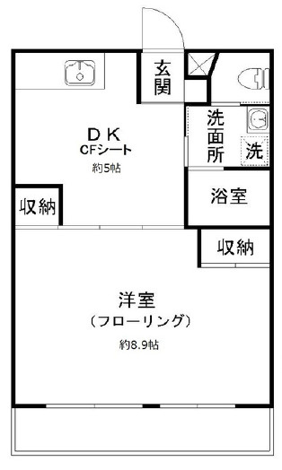 グランベル松陰の間取り
