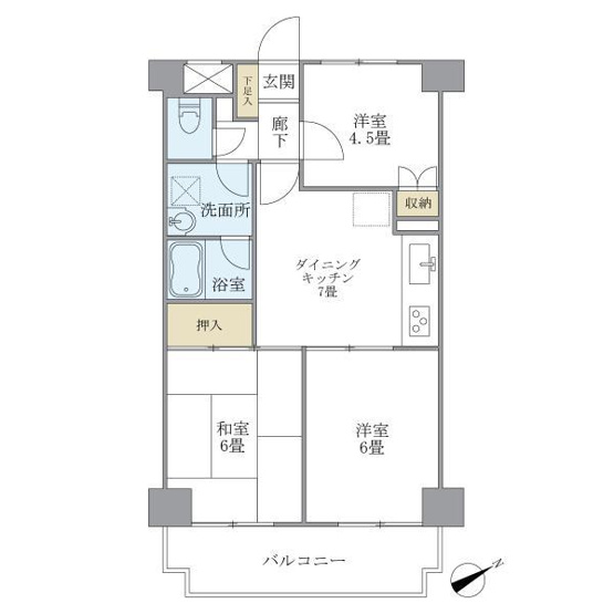 【間取り】 | ヴェーネル滝沢