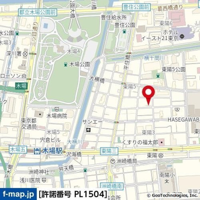 【地図】 | パークサイド東陽