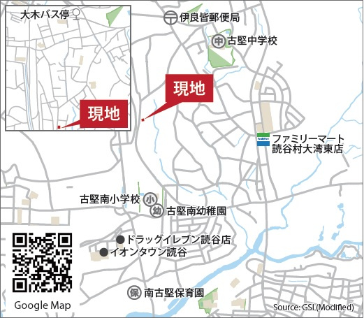 読谷村大木（全2棟）B号棟の地図|地図♪