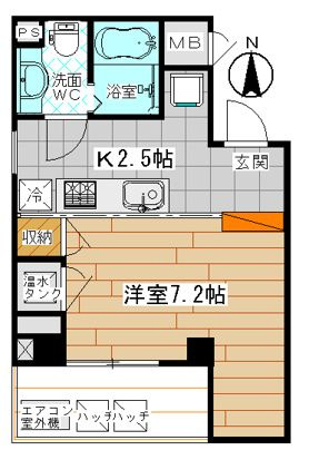 南青山STUDIO　FLATの間取り
