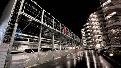 【駐車場】 | エステムコートパークウイングス | 敷地内立体駐車場♪
