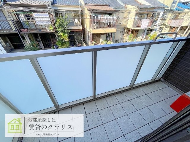 ハイエスト京都桂川のバルコニー