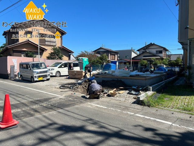 藤枝市岡出山３丁目7期の前面道路含む現地写真|【2号棟】2026年7月中旬撮影