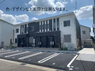 坂戸市大字石井　アパートⅢ期新築工事の外観|同型タイプ