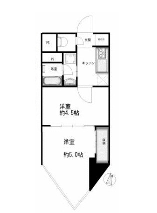柏木ハイツ３の間取り