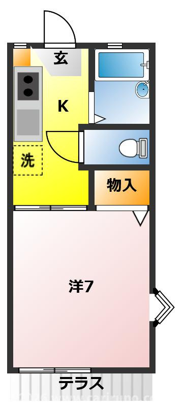 メゾンサチィエールの間取り