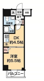 【間取り】 | L'AVENIR町田 | 間取りです。