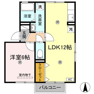 【間取り】 | フレンドリーハイツ日野Ⅱ