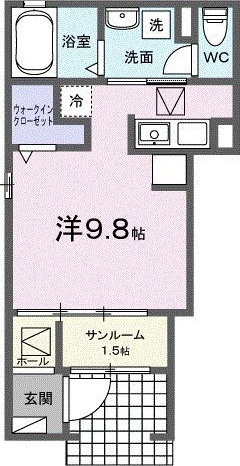 フローラ１６の間取り