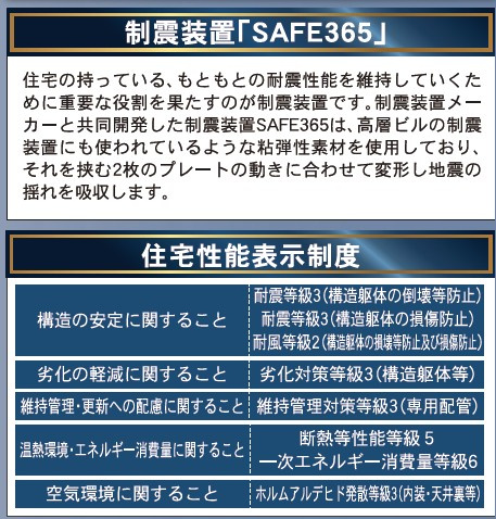 松本市並柳のその他|制振装置「SAFE365」採用