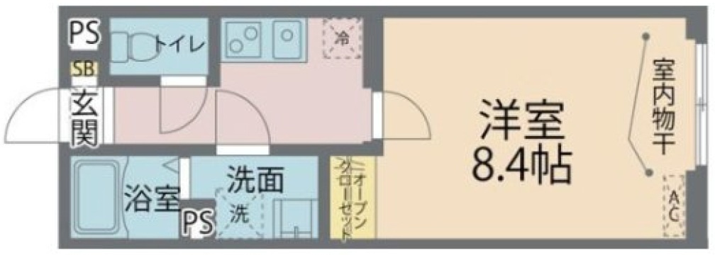 カインドネス新秋津の間取り