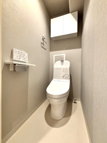 アーバンキャッスル江戸川駅前のトイレ|ホテルライクな空間演出で、毎日気持ちよく使えるトイレです。